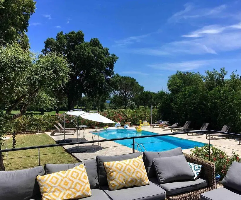 Villa Grimaud - Au Calme Sur Golf, Et Vue Mer Sur Le Golfe De Saint-Tropez France