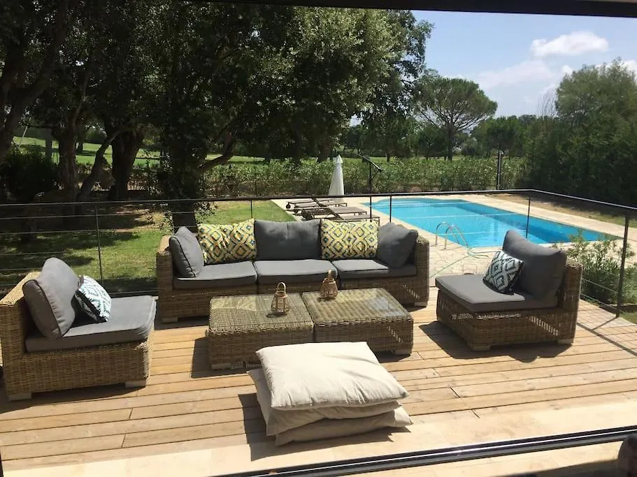 Villa Grimaud - Au Calme Sur Golf, Et Vue Mer Sur Le Golfe De Saint-Tropez